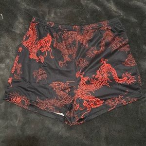 Dragon biker shorts